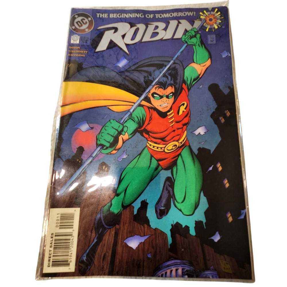Vintage Robin #0 Comic Book 1994 DC Key Issue The Beginning of Tomorrow Mortal